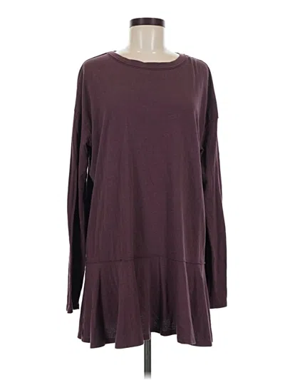 Pre-owned We The Free Casual Dress In Burgundy