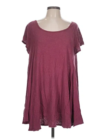 Pre-owned We The Free Casual Dress In Burgundy