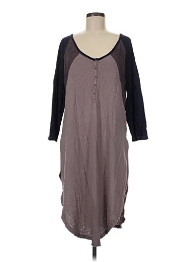 Pre-owned We The Free Casual Dress In Gray