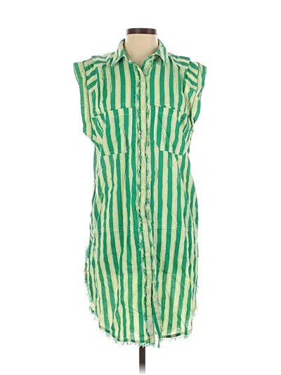 Pre-owned We The Free Casual Dress In Green