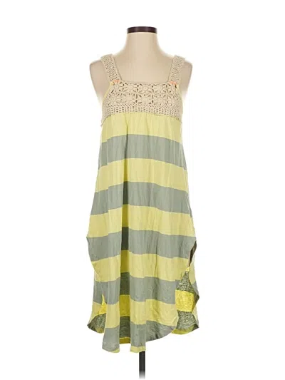 Pre-owned We The Free Casual Dress In Green