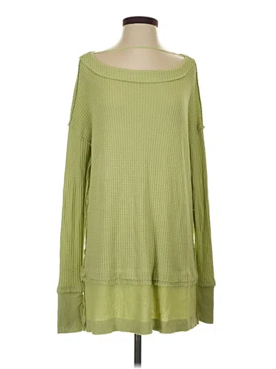 Pre-owned We The Free Casual Dress In Green