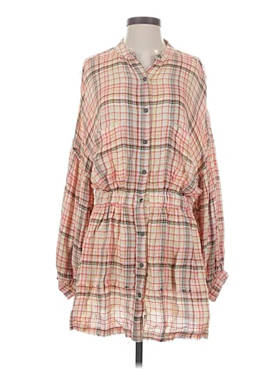 Pre-owned We The Free Casual Dress In Pink