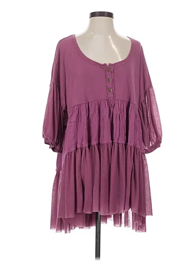 Pre-owned We The Free Casual Dress In Purple