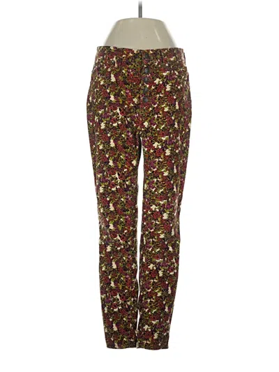 Pre-owned We The Free Casual Pants In Burgundy