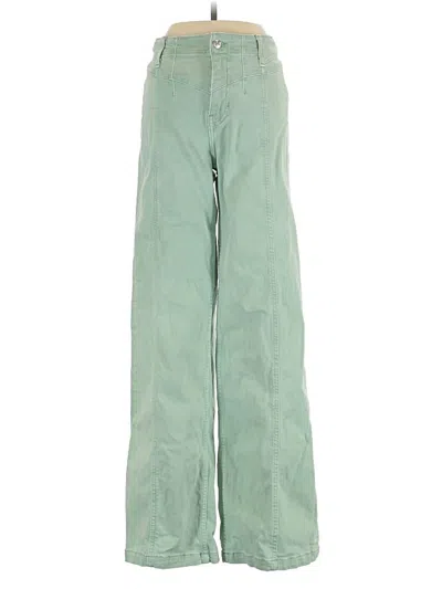Pre-owned We The Free Casual Pants In Green