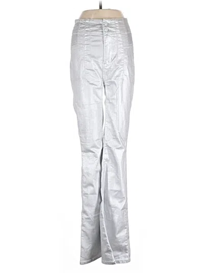 Pre-owned We The Free Casual Pants In Silver