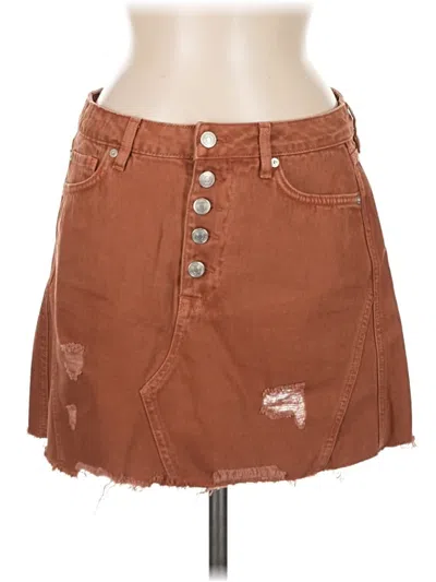 Pre-owned We The Free Casual Skirt In Brown
