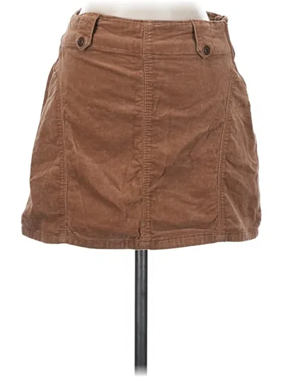 Pre-owned We The Free Casual Skirt In Brown