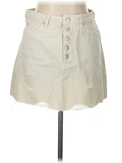 Pre-owned We The Free Casual Skirt In Ivory