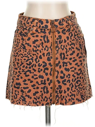 Pre-owned We The Free Casual Skirt In Orange