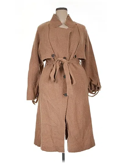 Pre-owned We The Free Coat In Brown