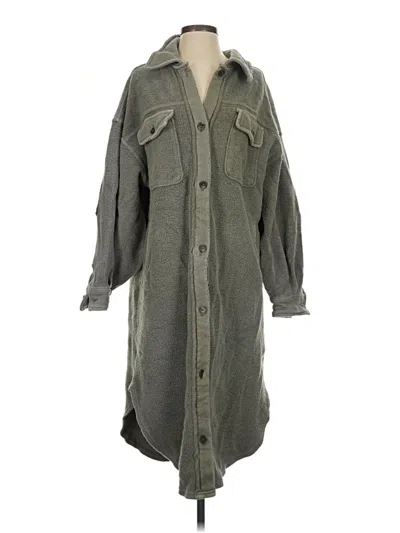 Pre-owned We The Free Coat In Green