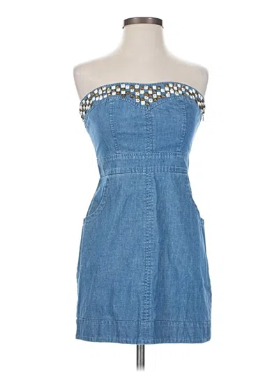 Pre-owned We The Free Cocktail Dress In Blue