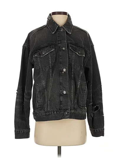 Pre-owned We The Free Denim Jacket In Black