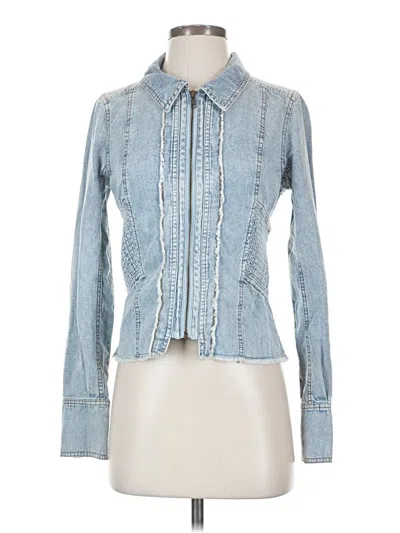 Pre-owned We The Free Denim Jacket In Blue