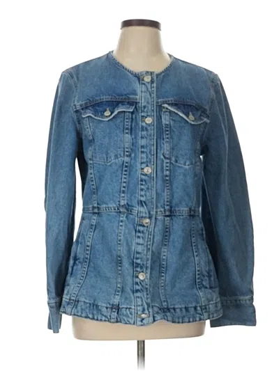Pre-owned We The Free Denim Jacket In Blue