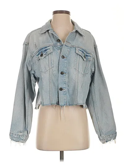 Pre-owned We The Free Denim Jacket In Blue