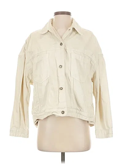 Pre-owned We The Free Denim Jacket In White