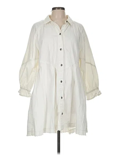 Pre-owned We The Free Denim Jacket In White
