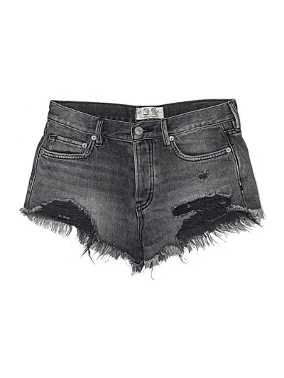 Pre-owned We The Free Denim Shorts In Black