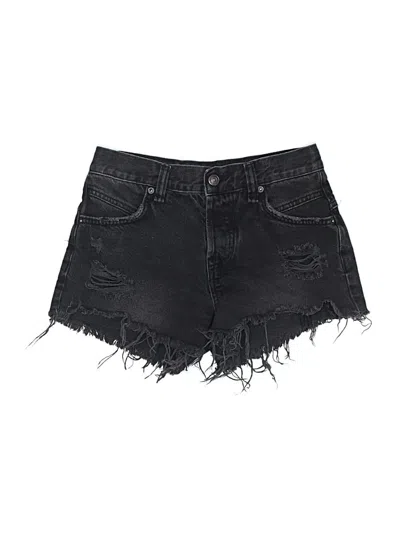 Pre-owned We The Free Denim Shorts In Black