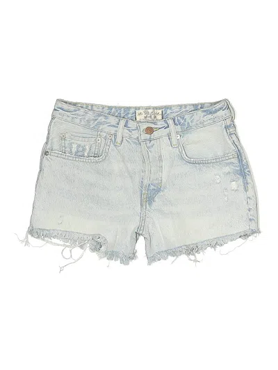 Pre-owned We The Free Denim Shorts In Blue