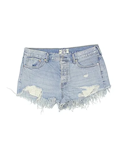 Pre-owned We The Free Denim Shorts In Blue