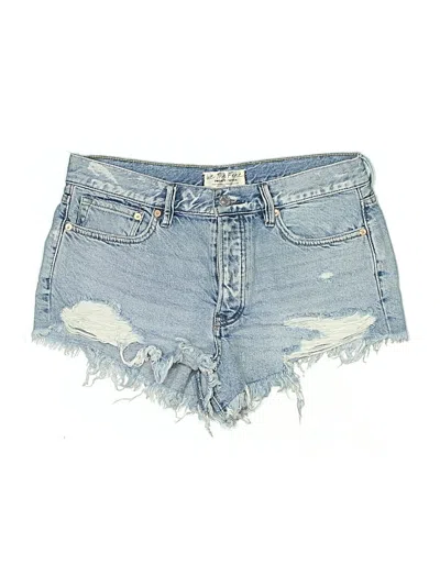 Pre-owned We The Free Denim Shorts In Blue
