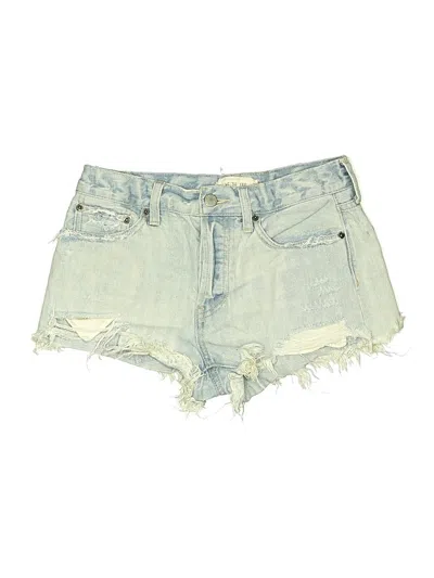 Pre-owned We The Free Denim Shorts In Blue