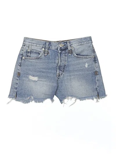 Pre-owned We The Free Denim Shorts In Blue