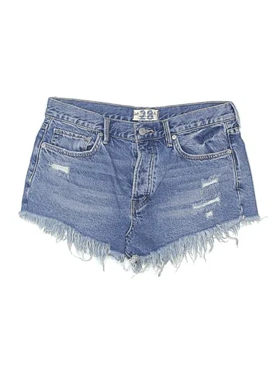 Pre-owned We The Free Denim Shorts In Blue