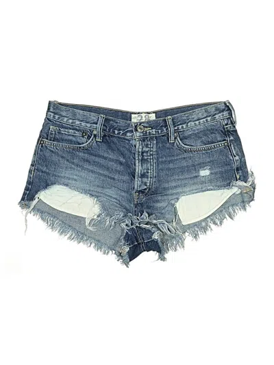 Pre-owned We The Free Denim Shorts In Blue