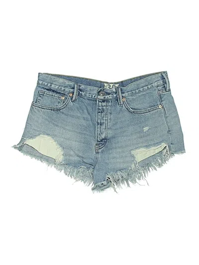 Pre-owned We The Free Denim Shorts In Blue