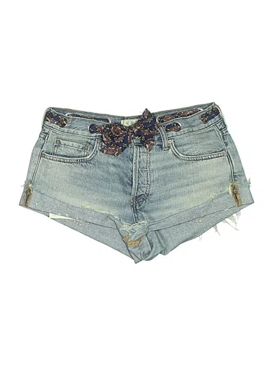 Pre-owned We The Free Denim Shorts In Blue