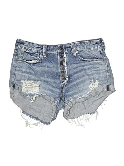 Pre-owned We The Free Denim Shorts In Blue