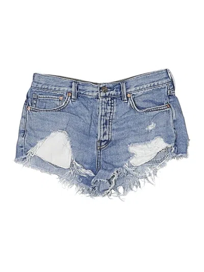 Pre-owned We The Free Denim Shorts In Blue