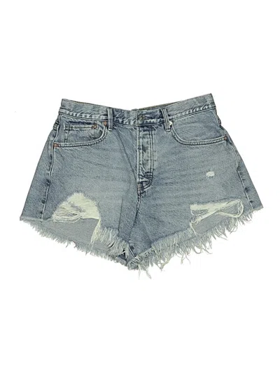 Pre-owned We The Free Denim Shorts In Blue