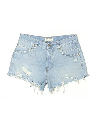 Pre-owned We The Free Denim Shorts In Blue