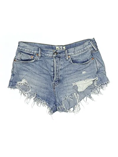 Pre-owned We The Free Denim Shorts In Blue