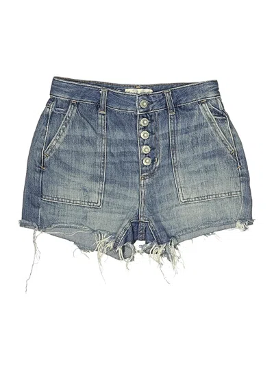 Pre-owned We The Free Denim Shorts In Blue
