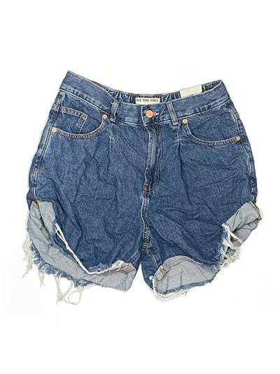 Pre-owned We The Free Denim Shorts In Blue