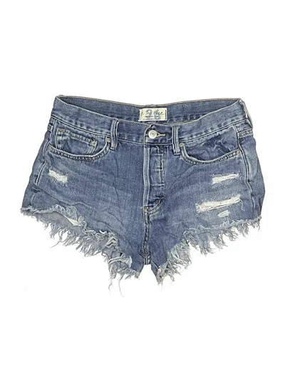 Pre-owned We The Free Denim Shorts In Blue