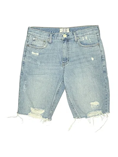 Pre-owned We The Free Denim Shorts In Blue