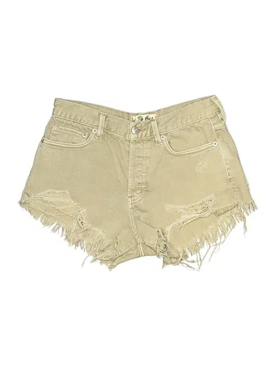 Pre-owned We The Free Denim Shorts In Gold
