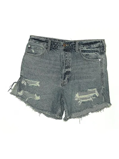 Pre-owned We The Free Denim Shorts In Gray