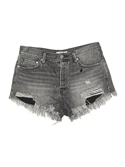 Pre-owned We The Free Denim Shorts In Gray