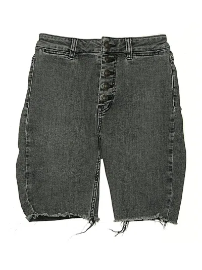 Pre-owned We The Free Denim Shorts In Gray