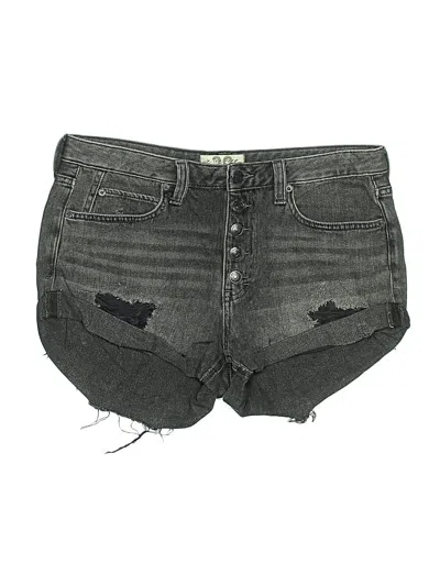 Pre-owned We The Free Denim Shorts In Gray