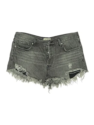 Pre-owned We The Free Denim Shorts In Gray